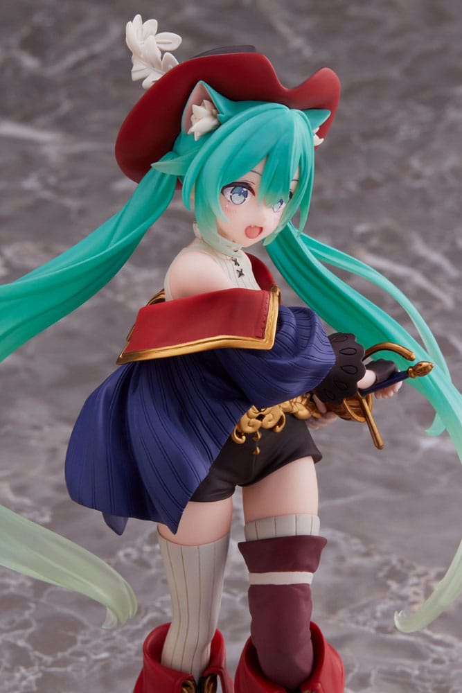 HATSUNE MIKU - Miku "Puss in Boots" - Statue Wonderland 18cm