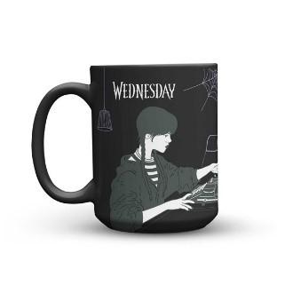 WEDNESDAY with Her Typewriter - Mug