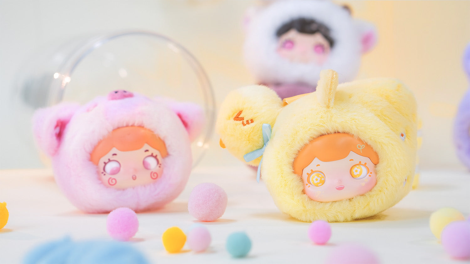 TOYBEBOP - Baobao's Fuzzy Babe Series Plush BLIND BOX (8pcs) - 6.5cm
