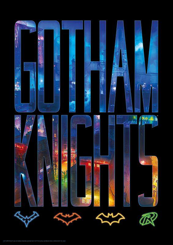 GOTHAM KNIGHTS - Logo - Art Print - Edition Limitée 'A3'