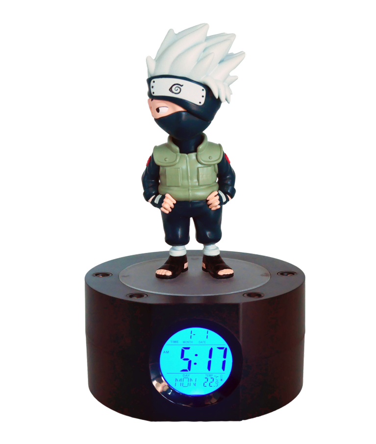 NARUTO - Kakashi - LED Light-Up Alarm Clock - 18 cm