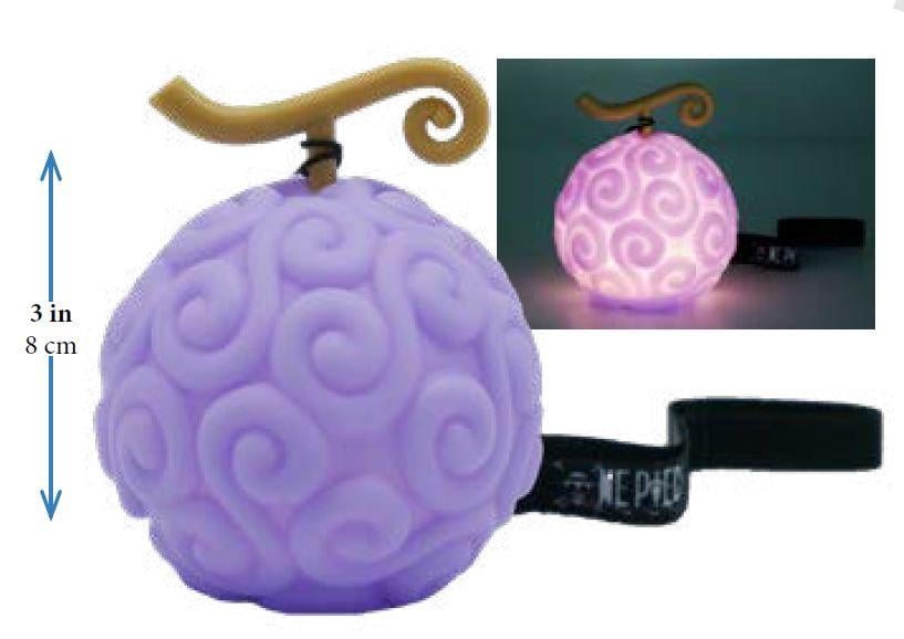 ONE PIECE - The Devil Fruit - LED Lamp  - 8 cm