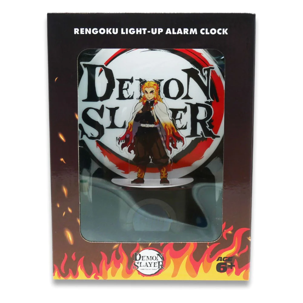 DEMON SLAYER - Rengoku - LED Light-Up Alarm Clock - 8inch