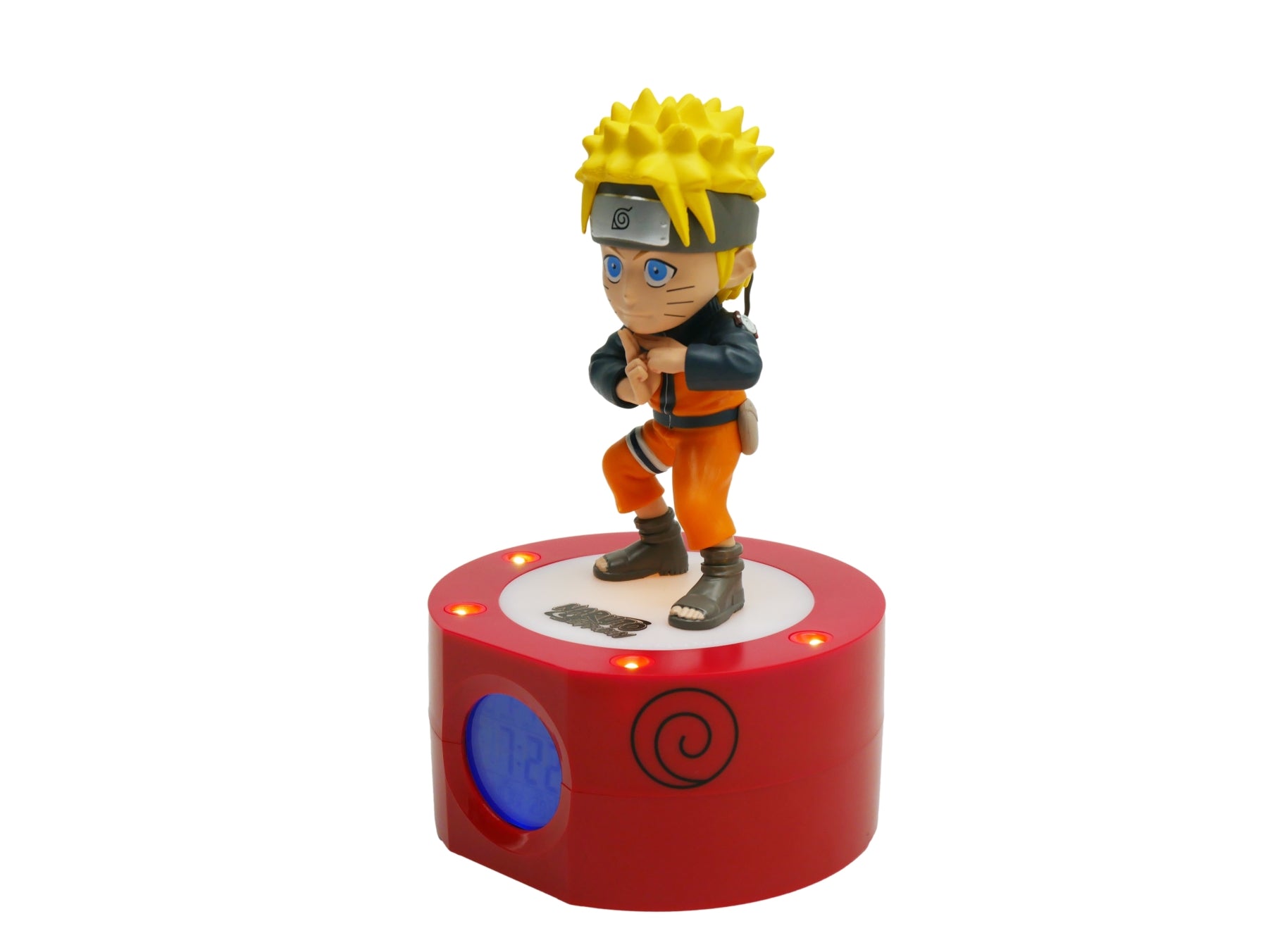 NARUTO SHIPPUDEN - LED Light-Up Alarm Clock