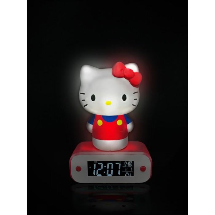 HELLO KITTY - Alarm Clock with LED Lamp - 7inch