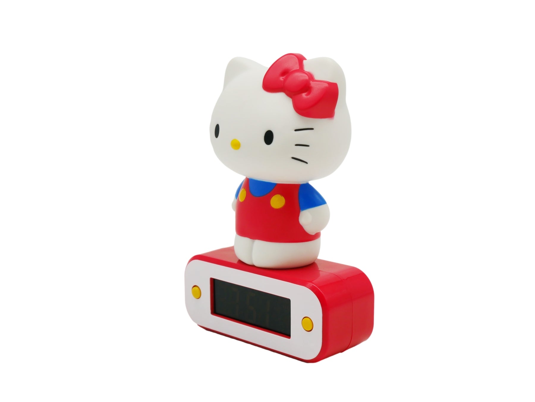 HELLO KITTY – Wecker mit LED-Lampe – 7 Zoll