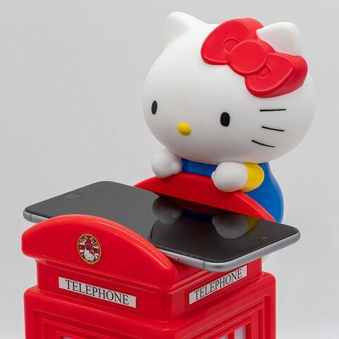 HELLO KITTY - London Cabine - Wireless Charger & USB - 10inch