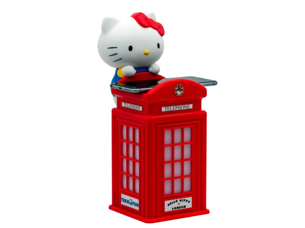 HELLO KITTY - London Cabine - Wireless Charger & USB - 10inch