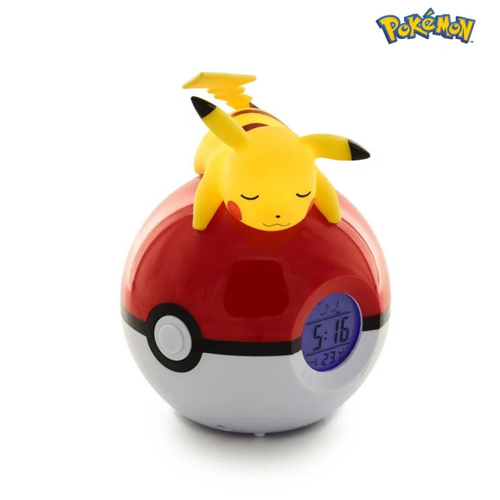 POKEMON - Pikachu Pokeball - Alarm Clock with LED Lamp