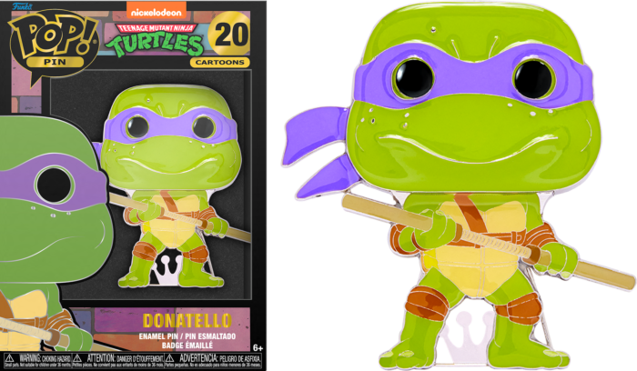 TEENAGE MUTANT NINJA TURTLES - Pop Large Enamel Pin N° 20 - Donatello