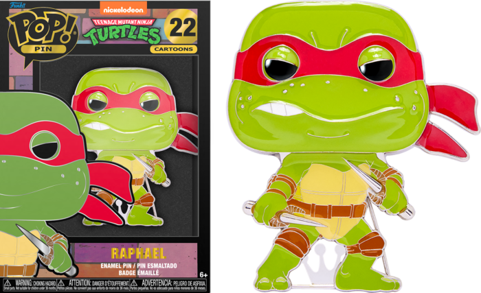 TEENAGE MUTANT NINJA TURTLES - Pop Large Enamel Pin N° 22 - Raphael