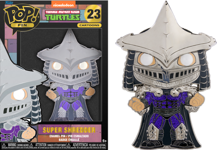 TMNT - Pop Large Enamel Pin N° 23 - Super Shredder - Chase Group