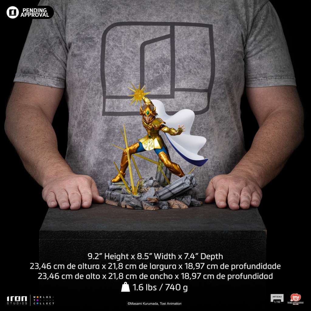 SAINT SEIYA - Leo Aiolia - Statue Art Scale 1/10 23cm