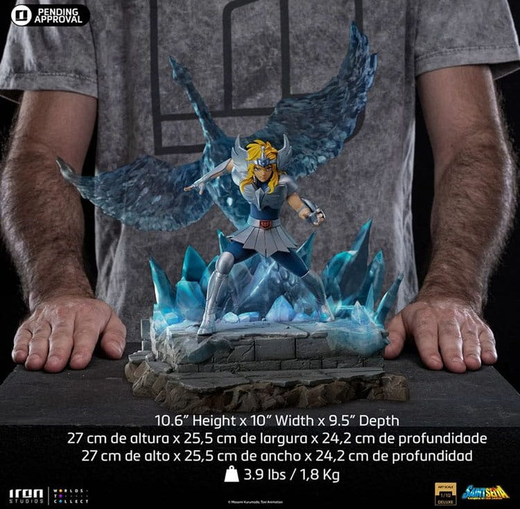 SAINT SEIYA - Cygnus Hyoga - Statue Art Scale Deluxe 1/10 27cm