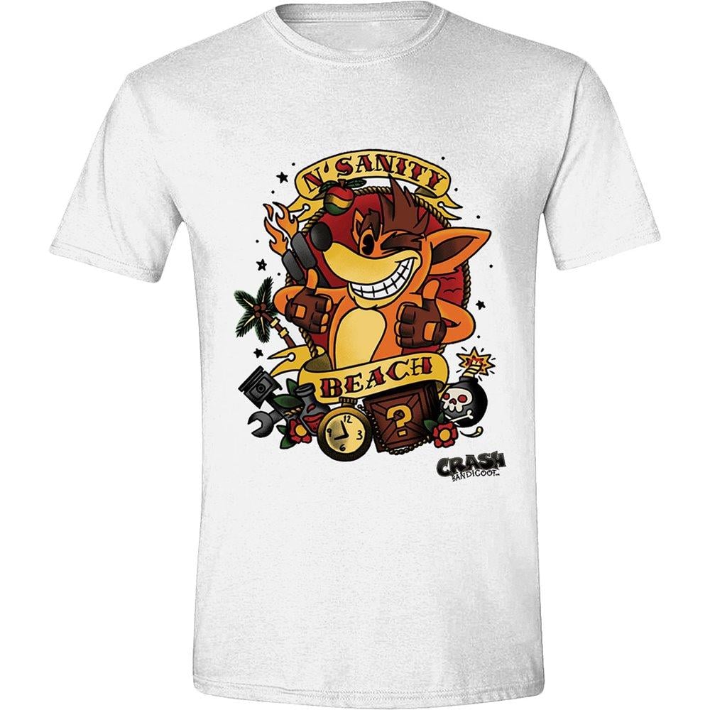 CRASH TEAM RACING - T-Shirt - Crash N'Sanity Beach (XXL)