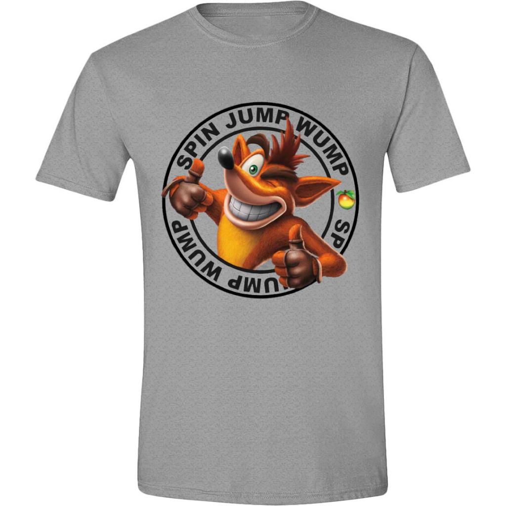 CRASH BANDICOOT - T-Shirt Jump Wump Crash Logo (XL)