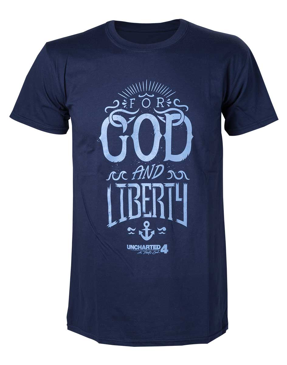 UNCHARTED 4 - T-Shirt For God and Liberty (XXL)