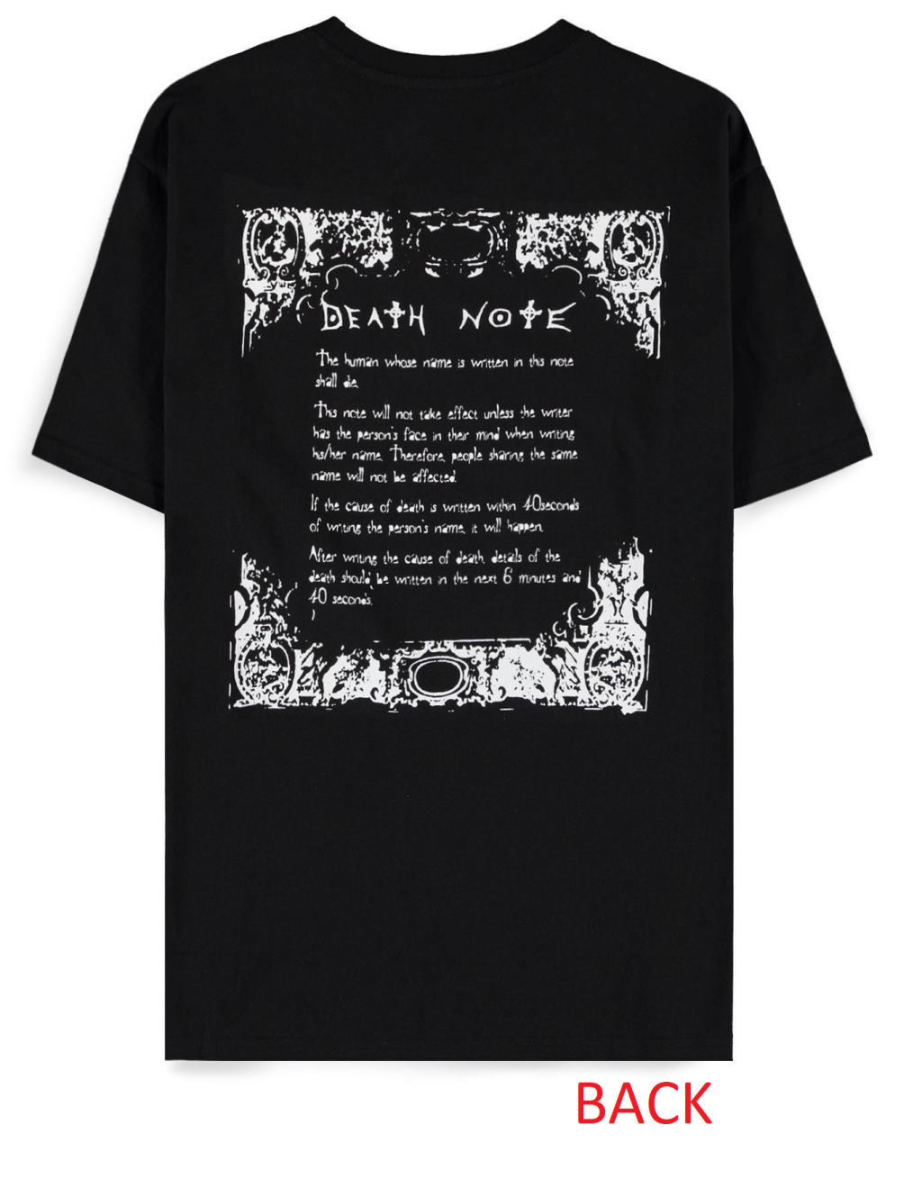 DEATH NOTE - Ryuk Square - Men's Black T-Shirt (S)