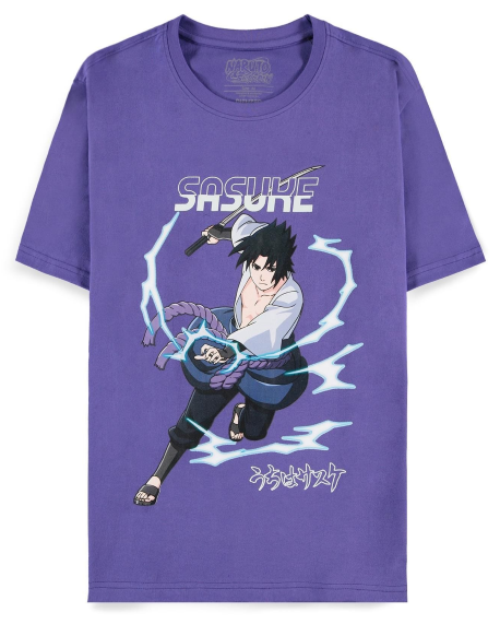 NARUTO - Sasuke Purple - Men T-Shirt (S)