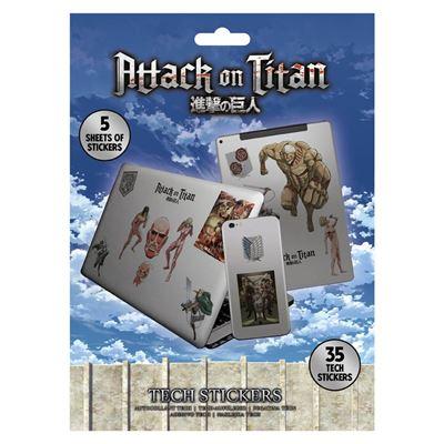 ATTACK ON TITAN - Season 3 - Tech Stickers Pack