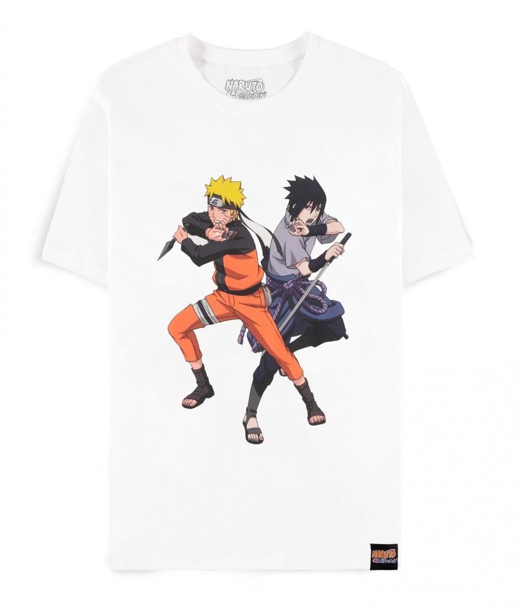 NARUTO SHIPPUDEN - Sasuke & Naruto - Men's T-Shirt (L)