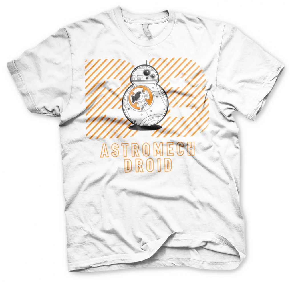 STAR WARS 7 - T-Shirt Astromech Droid White (M)