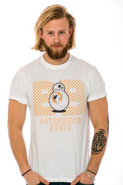 STAR WARS 7 - T-Shirt Astromech Droid White (XXL)