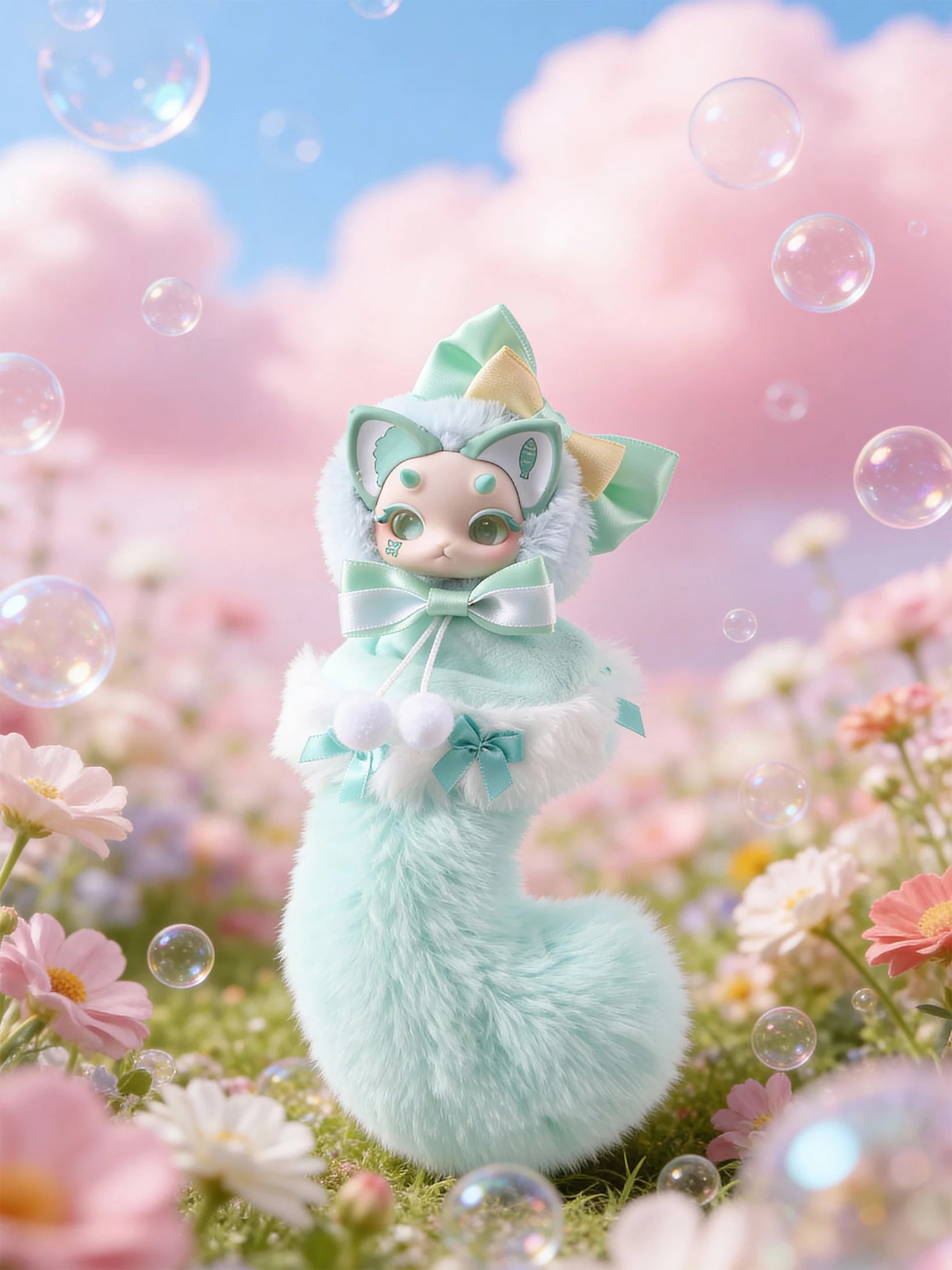 TUTULONG - Cat Dragon Star Wish catcher BLIND BOX (8pcs) - 11.2cm
