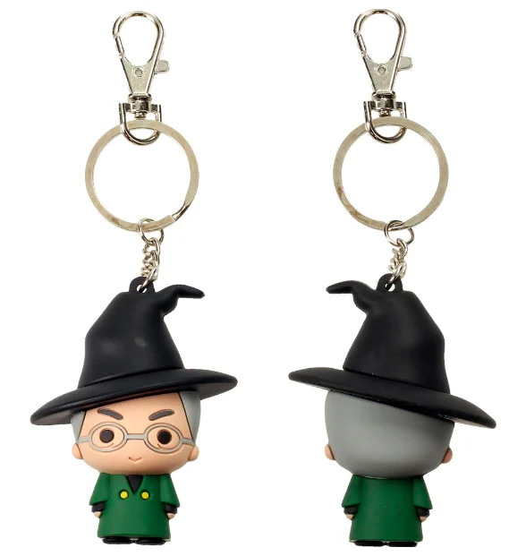 HARRY POTTER - Rubber Figure Keychain - Mc Gonagall