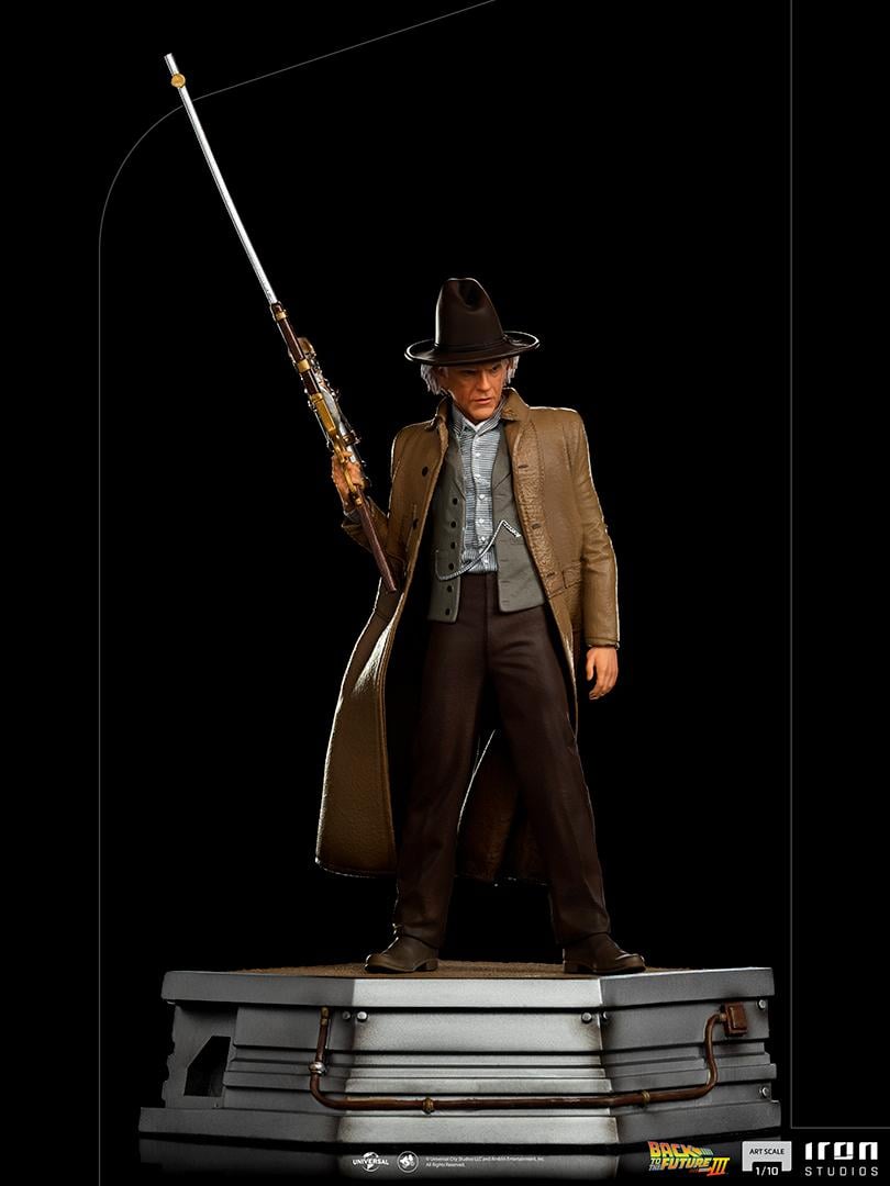 BACK TO THE FUTURE 3 - Doc Brown - Statuette 1/10 Art Scale - 32cm