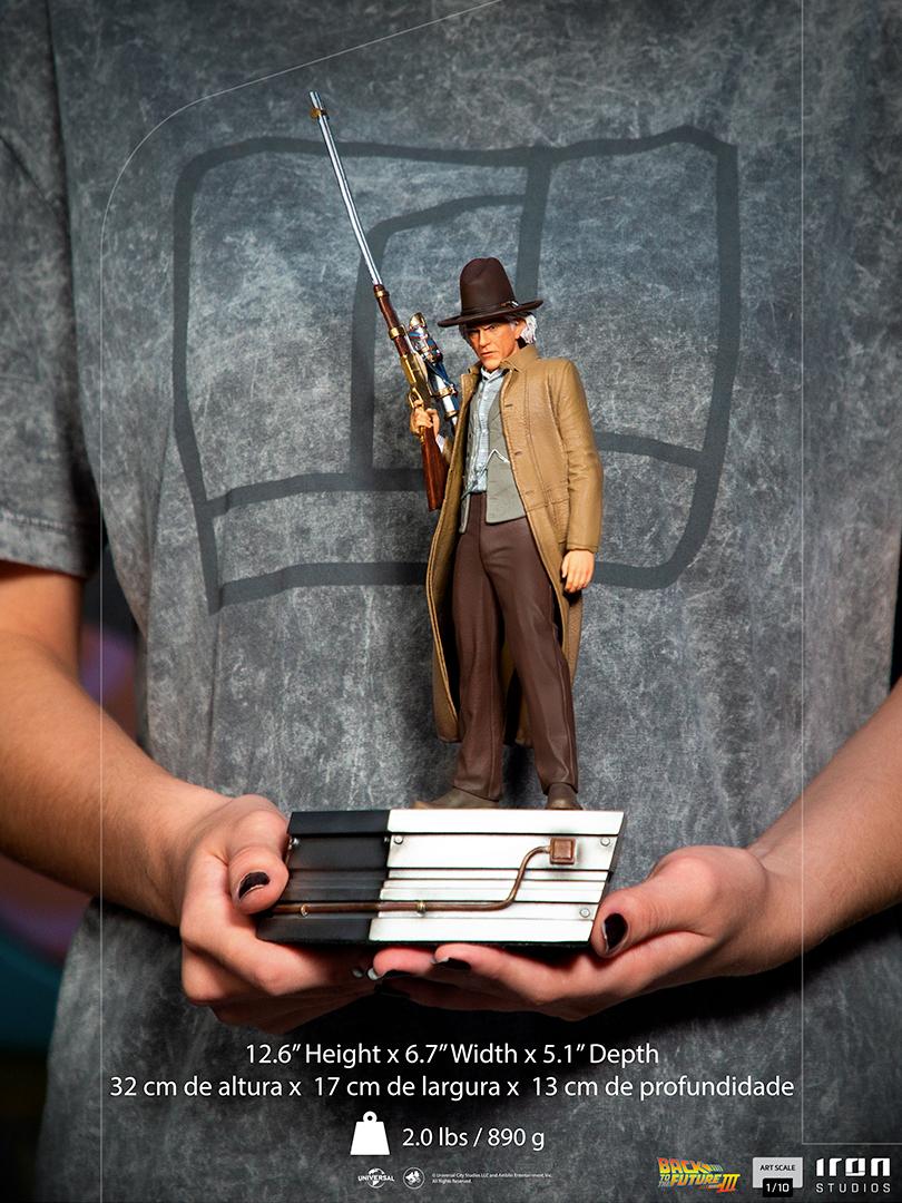 BACK TO THE FUTURE 3 - Doc Brown - Statuette 1/10 Art Scale - 32cm