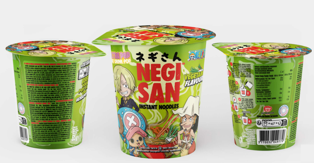 ONE PIECE - Cup Noddles - Sanji/Chopper/Usopp - Vegetables