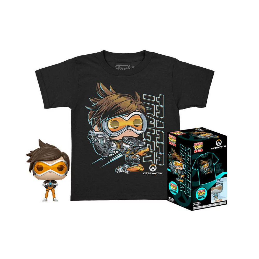 OVERWATCH - Pocket POP - Tracer + Tee (XL)