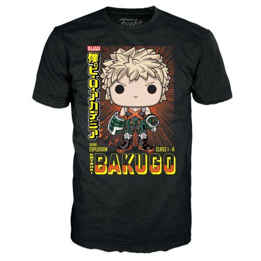 MY HERO ACADEMIA - Booble Head POP N° 249 - Bakugo (MT) + Tee (XL)