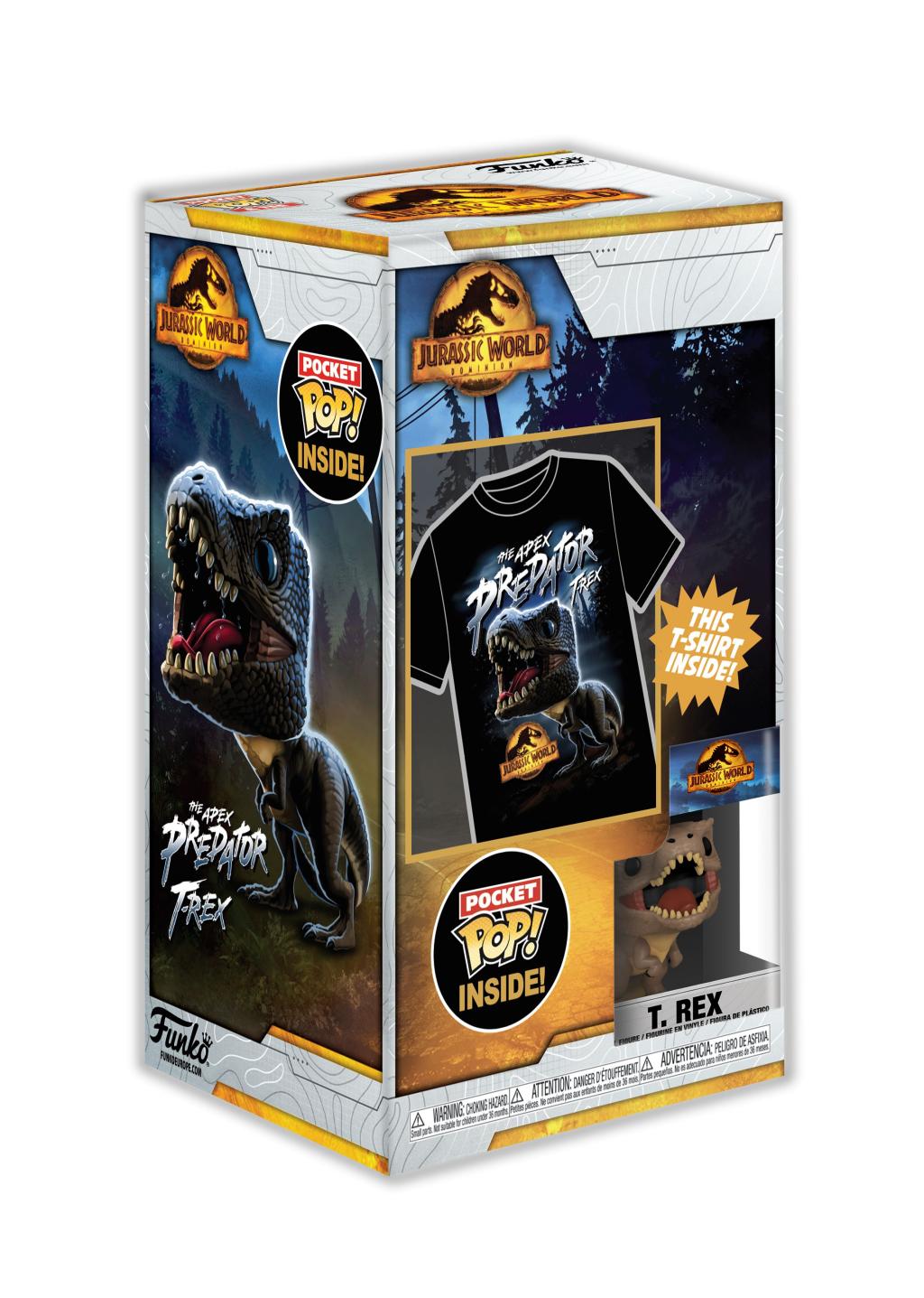 JURASSIC WORLD - Pocket POP - Trex + Tee (9-10 Years)