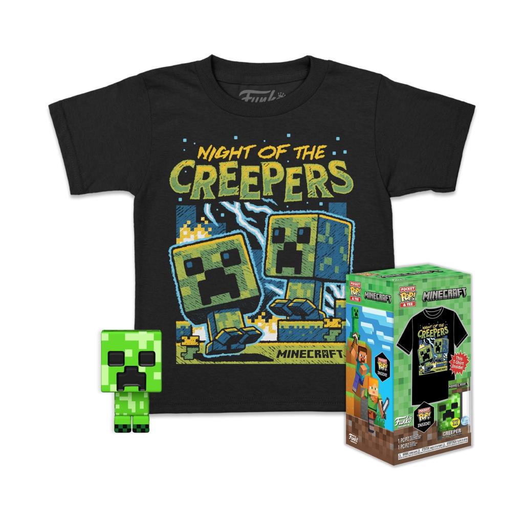 MINECRAFT - Mini POP - Blue Creeper + Tee (XL)