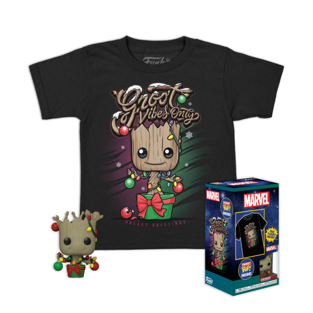 GUARDIANS OF THE GALAXY -Pocket POP - Holiday Groot + Tee (9-10 years)