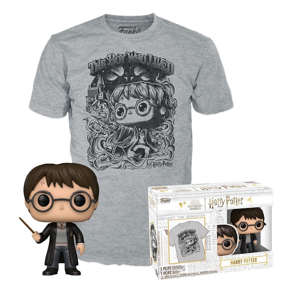 HARRY POTTER - POP N° 162 - Harry (Metallic Effect) + Tee (M)