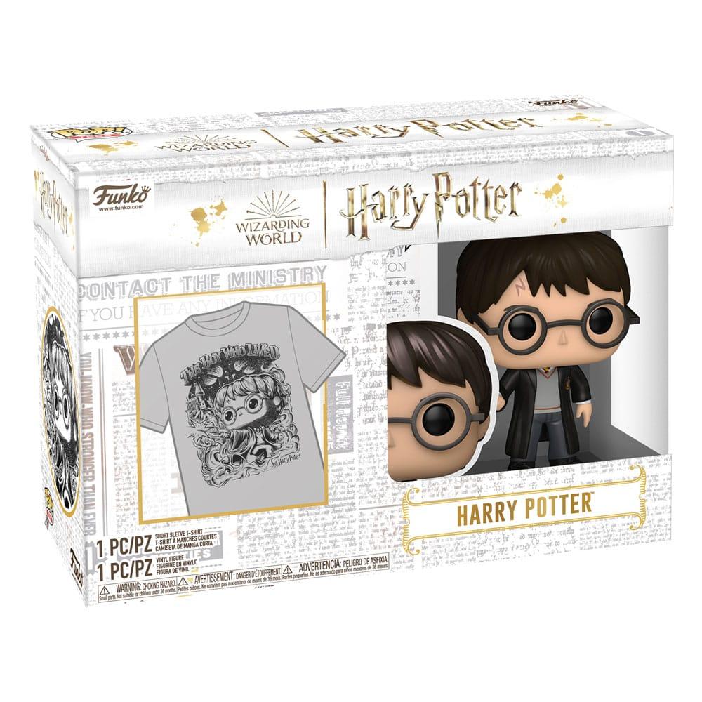 HARRY POTTER - POP N° 162 - Harry (Metallic Effect) + Tee (M)