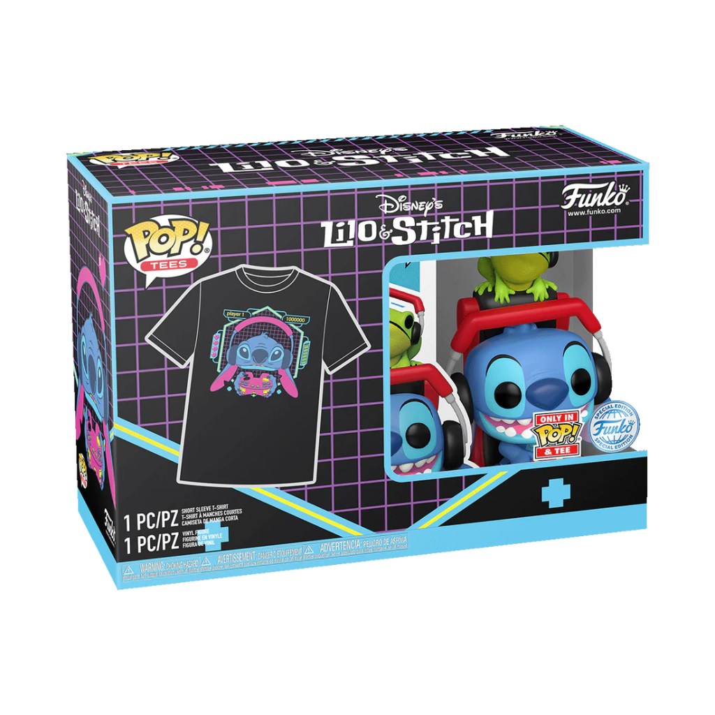 LILO STITCH - POP N° XXX - Gmr Stitch with frog + Tee (S)