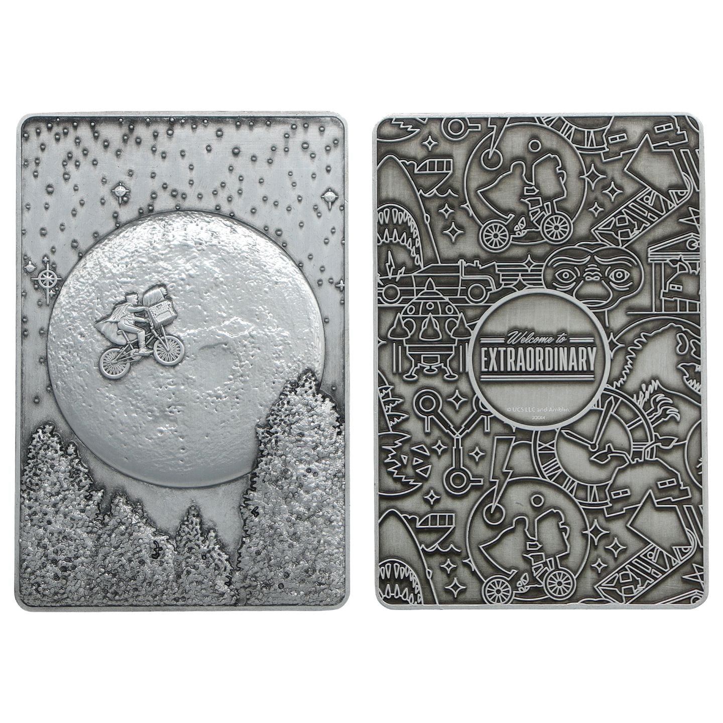 AMBLIN - 4 Iconic Movies - 4 Limited Edition Metal Ingots