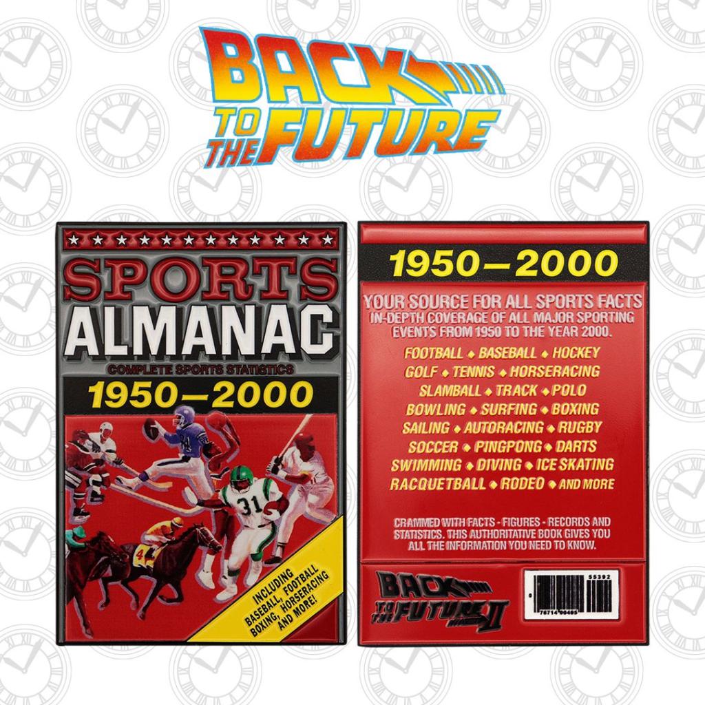 BACK TO THE FUTURE - Sports Almanac - Limited Edition Ingot