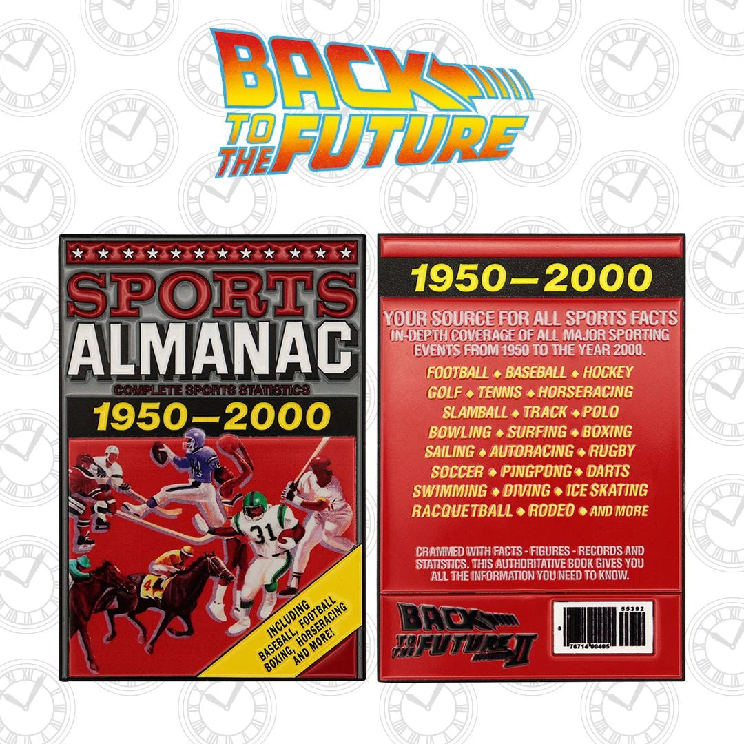 BACK TO THE FUTURE - Sports Almanac - Limited Edition Ingot