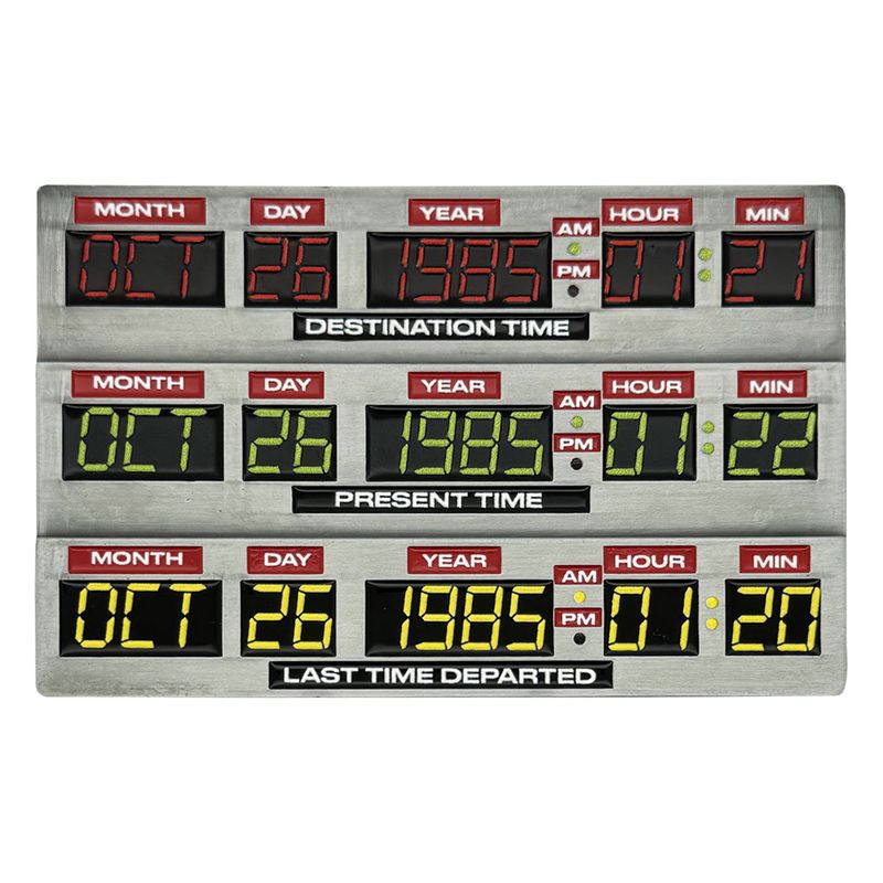 BACK TO THE FUTURE - Time Circuits - Limited Edition Ingot
