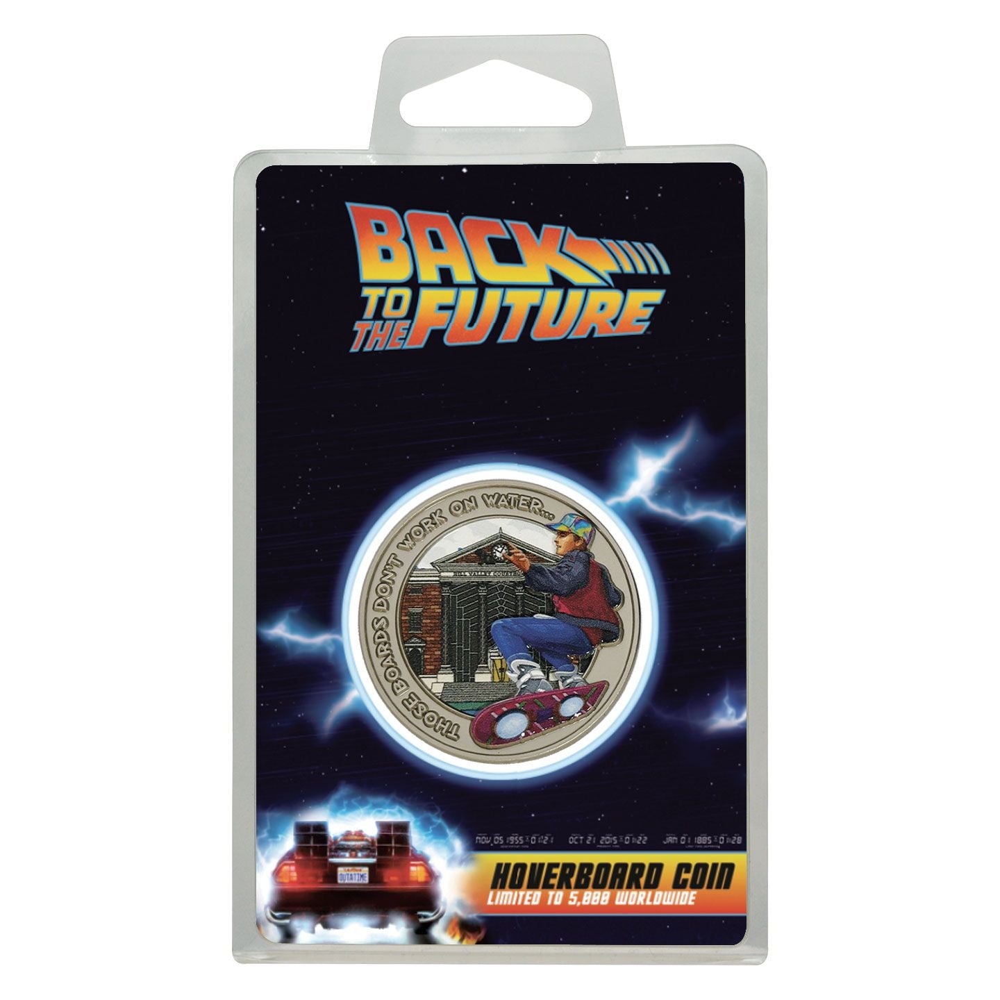 BACK TO THE FUTURE - Hoverboard - Limited Edition Coin