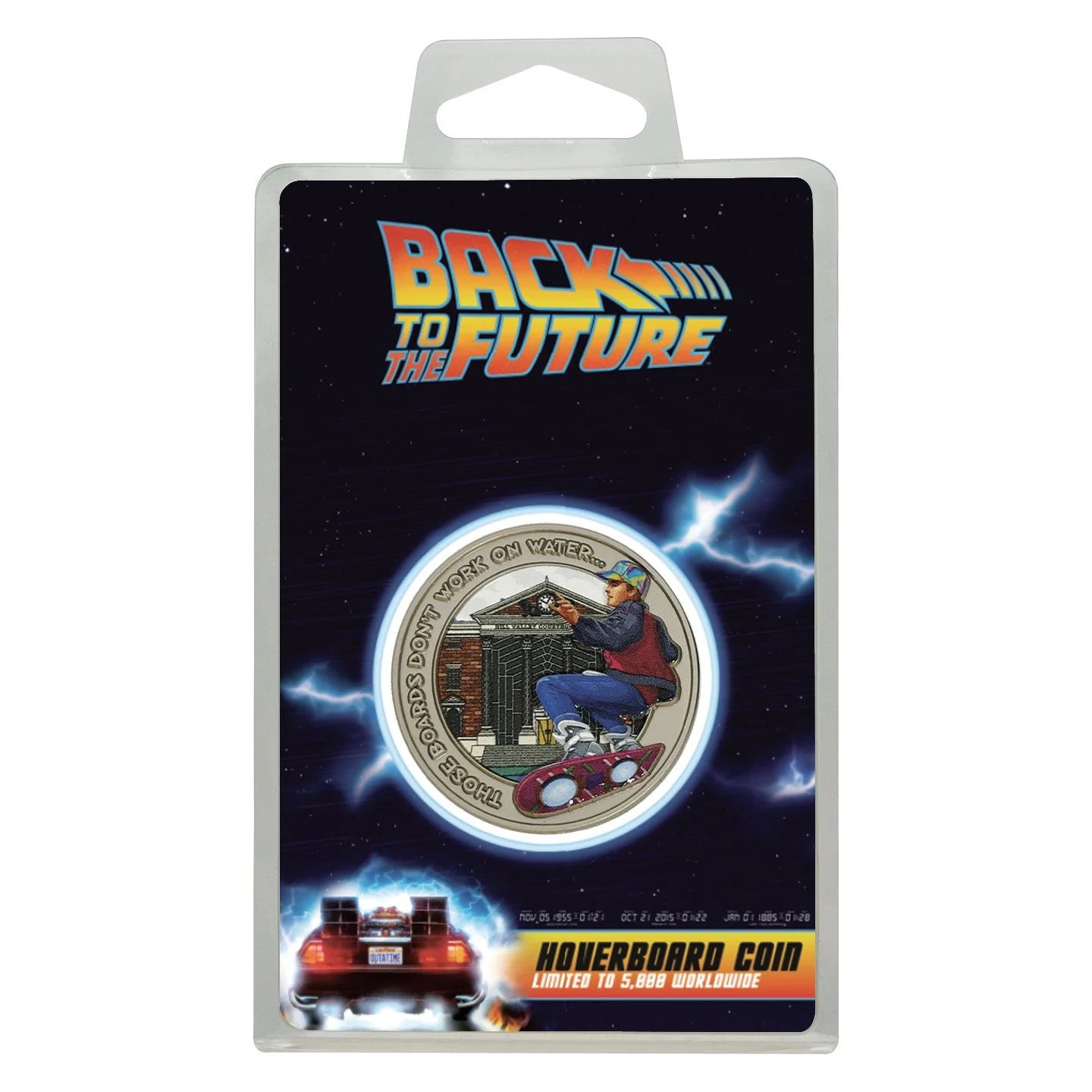 BACK TO THE FUTURE - Hoverboard - Limited Edition Coin