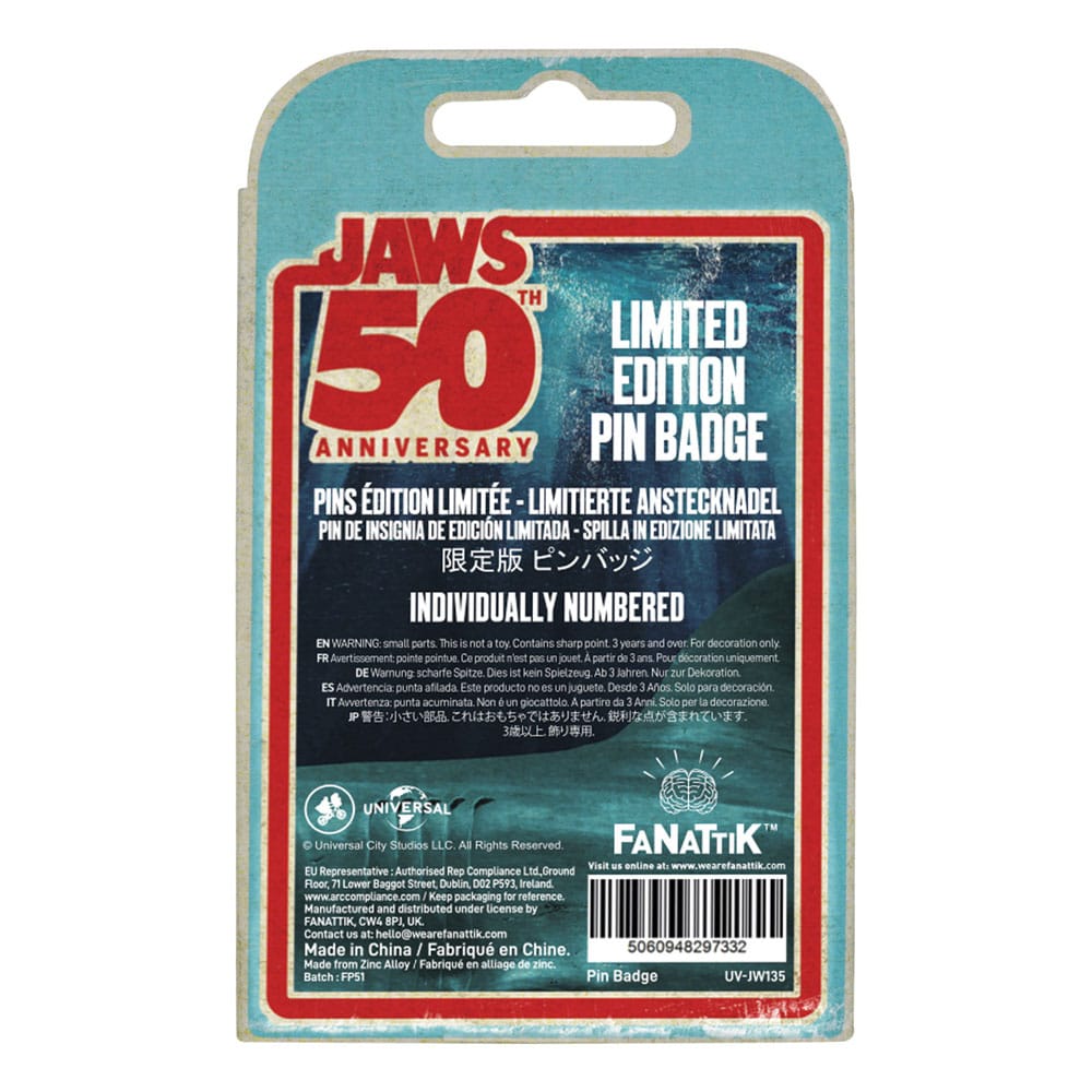 JAWS - Ship in Bottle - Limited Edition Pin's