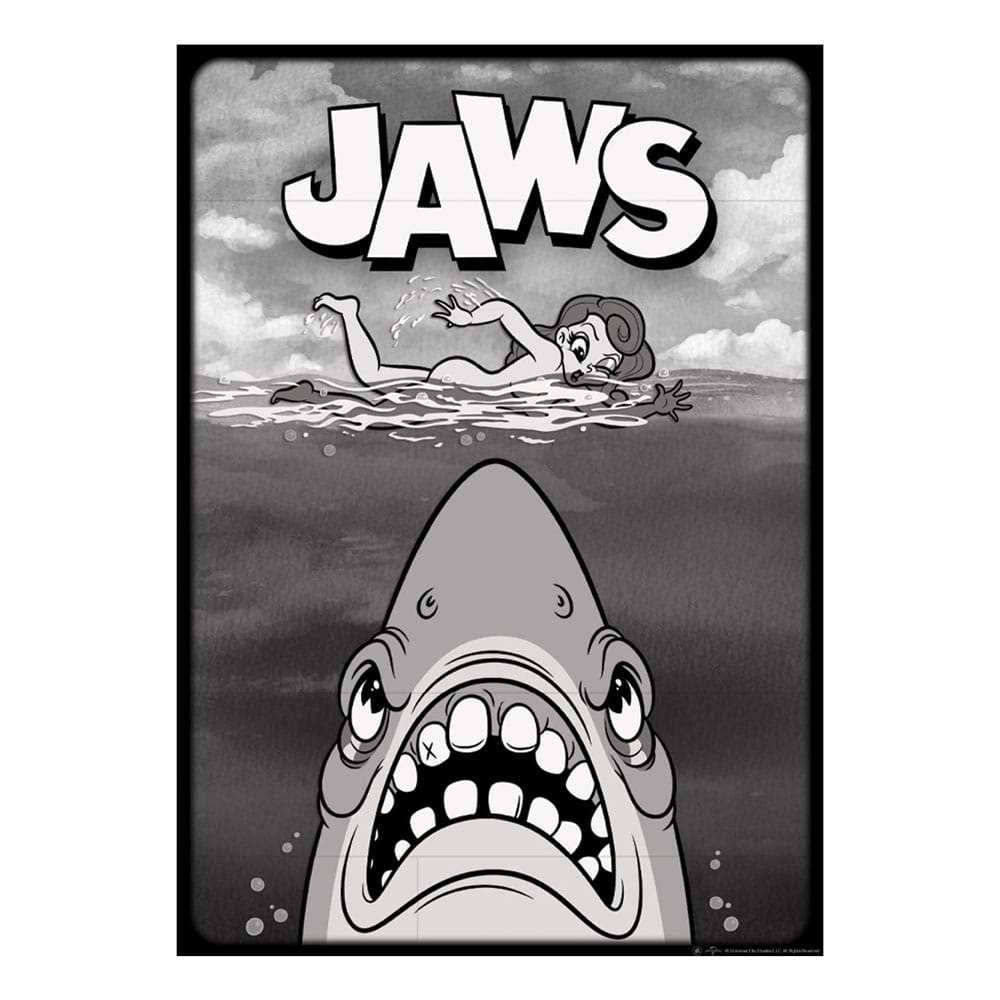 JAWS- Cartoon Style - Art Print - Limited Edition