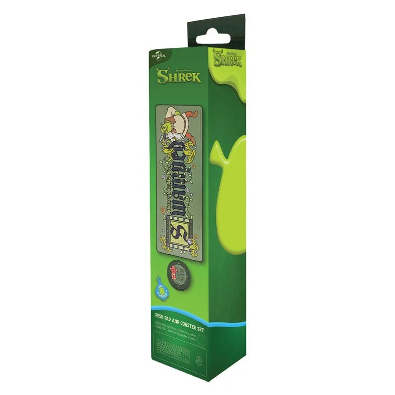 SHREK - XL Desktop Mat + 1 Coaster