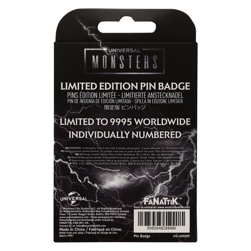 UNIVERSAL MONSTERS - Limited Edition Pin's